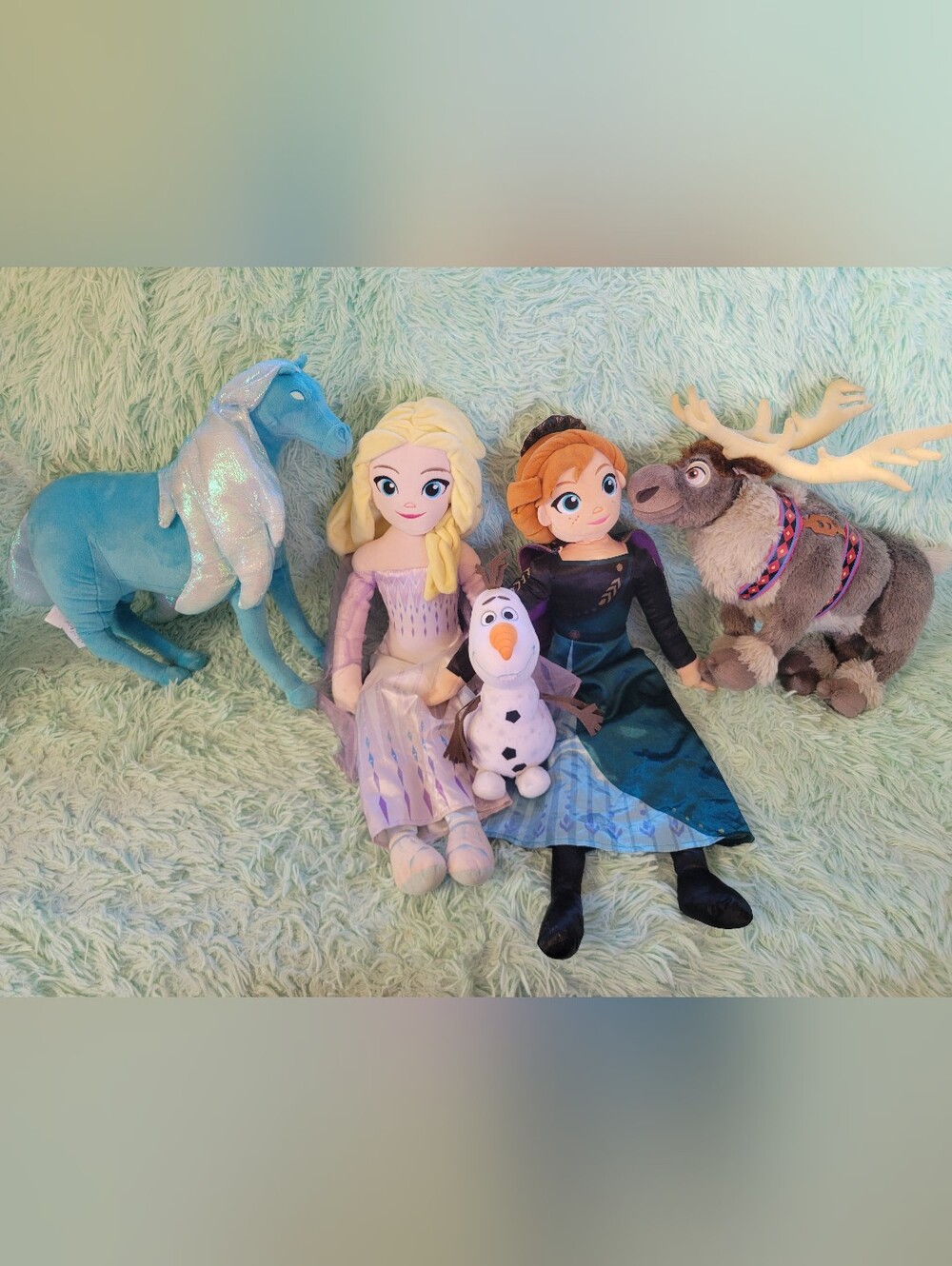 Disney Frozen Plush Lot! [5] Elsa Anna Olaf Sven Nokk